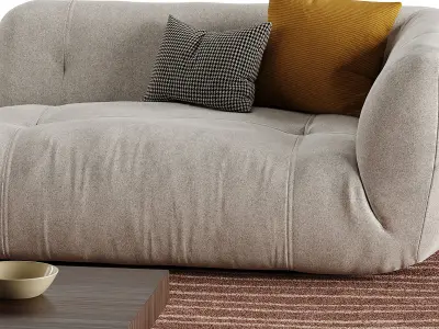 Furniture sets 03 Living room 3D model