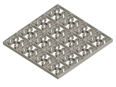 Stylish Window Grill 3D print model