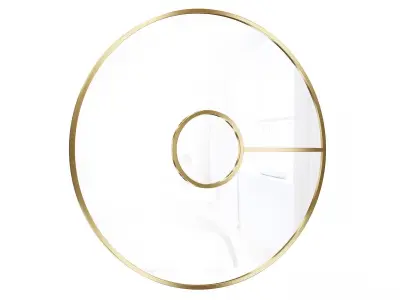 Mirror in a metal frame GZ-M1032 3D model
