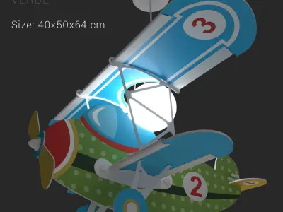 BABY PLANE VERDE 2019 3D model