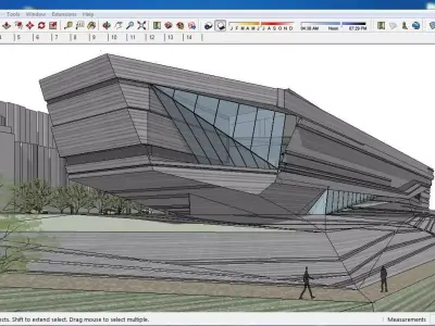 Sketchup Cultral Center E6 3D model