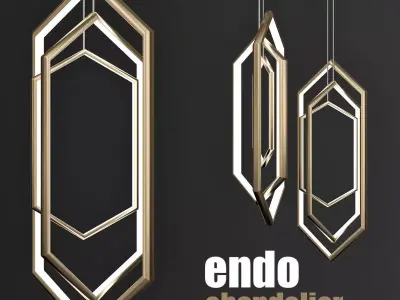 Studio endo chandelier 3D model
