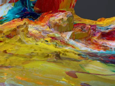 THE COLOUR OF LIFE LANDSCAPE 002 2024 3D model