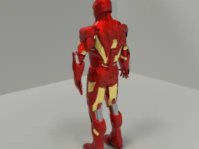 iron man 3D model buy