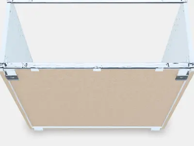 METOD Base cabinet frame 3 Low-poly 3D model