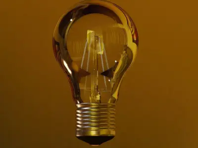 Incadascent Bulb 3D model