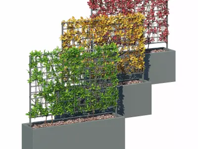 Trellis Planter 3D model