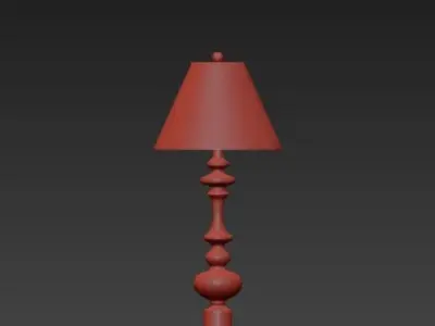 Currey Company Lighting Farrington Table Lamp 3D model