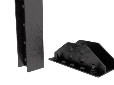 10pc Victorian Factory Starter Set Low-poly 3D model