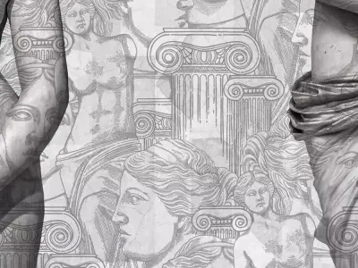 Greco Roman Muses Wallpaper Texture  Texture