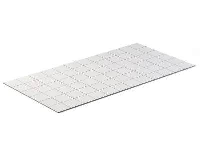 Concrete Base 12m x 24m Low-poly 3D model