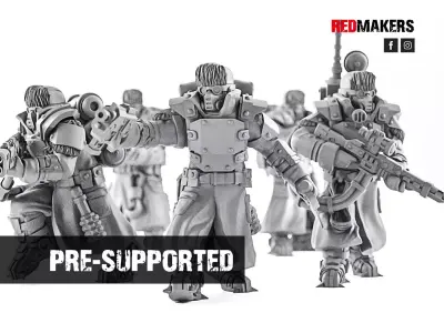 Ice Warriors - Elite squad of the Imperial Force 3D print model