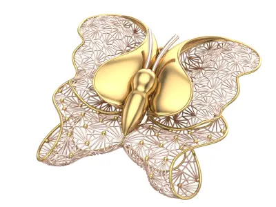Golden Wings-Wings of Summer-Half Set-H2-15- 3D print model