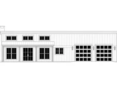 Residential Visualization Plan and Perspective 3D model
