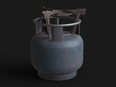 Picnic Tube Low-poly 3D model