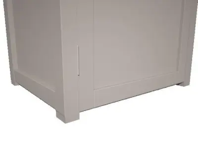 Cabinet with door 3D model