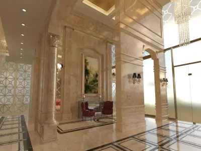 classic  Entrance 3D model