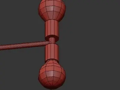 Atonium gold 3D model