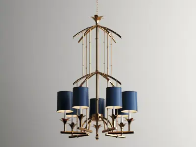 Ceiling light 3D model 79