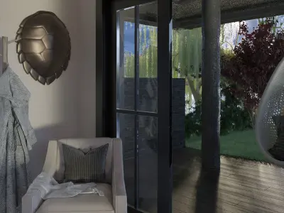Hanging chair 3D model shop