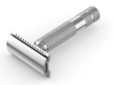 Classic Safety Razor 3D model