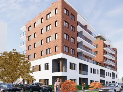 Apartment Building 1 3D model