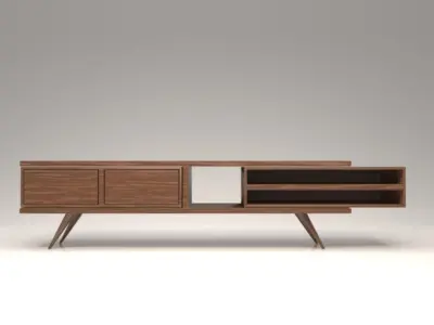 STM-D tv stand model 222 Low-poly 3D model