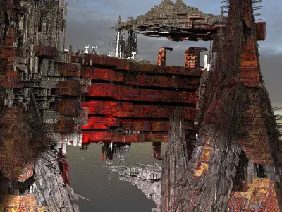 Elite Emperor Ruler Observatory tower structures  3D model