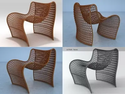 Lola Occasional Chair 3D model