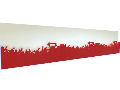 silhouette of people with their hands up Texture