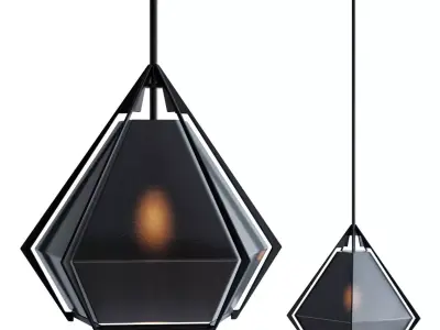 Harlow Pendant Light Open box return 3D model