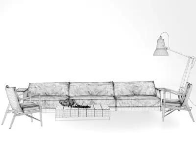 Living Set 10 3D model