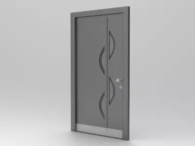 Groovy Door 3D model