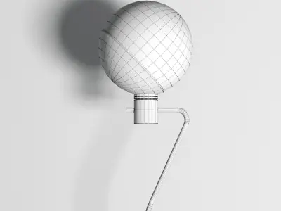 Grupa Baluna collection Black  Light floor lamp 3D model