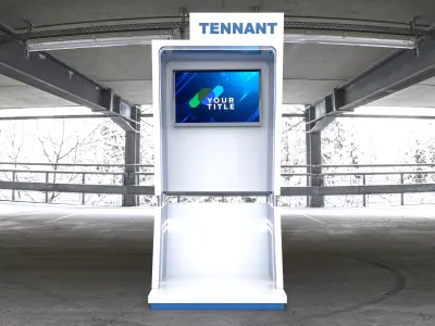 High-Quality 3D Booth Model 3D model