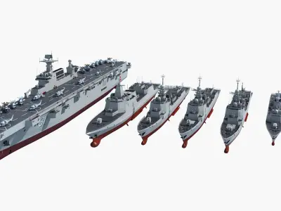  Chinese Navy Type 075 055 052DL 052D 052C 054A 056 