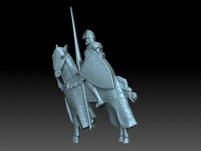 Knight sci-fi weapon 3D print model