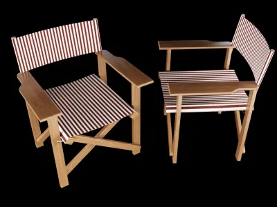 The Directors Chair 3D model