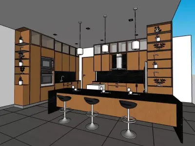 kitchen  3D model 2