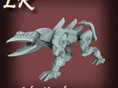 2pi Cyber Hounds Multi Part Kit 3D print model