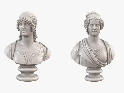  19th Century Female Busts 