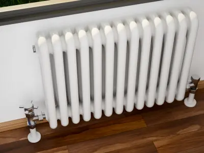 Low-poly Radiator Heater Low-poly 3D model