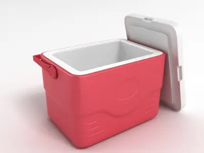 Ice Cooler Chest 1 3D model