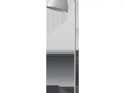 HEKTAR Floor lamp dark gray 3D model
