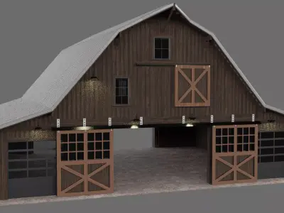 Hangar Barn 3D model