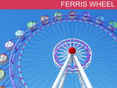 Ferris Wheel Park 3D model