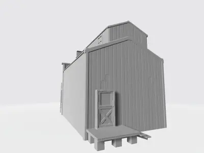 Wild west post office 3D print model