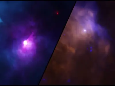 Space nebula shader for blender Texture