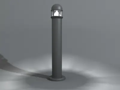 Pole light verda 3D model