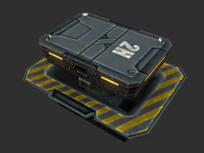Weight-lift box 3D model